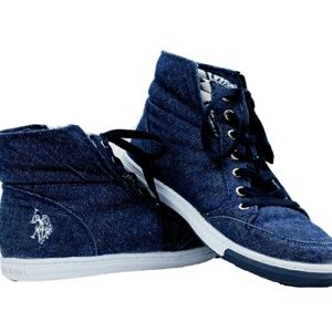 U.S. Polo Assn. Blue Ankle Boots